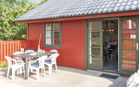 Loke - 300M from the Sea: House, Cottage, Roof, Garden Buildings, Shade, Shed, Backyard, Outdoor Furniture, Yard, Lawn