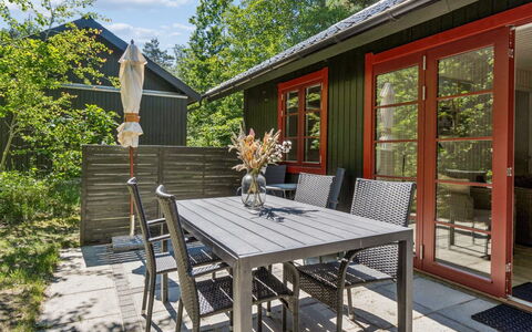 Blakke - 250M from the Sea: Wood, Furniture, Door, Cottage, Chair, Garden Buildings, Outdoor Furniture, Garden, Shade, Backyard
