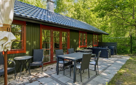Blakke - 250M from the Sea: Wood, Cottage, Shade, Garden, Wood Stain, Garden Buildings, Chair, Backyard, Yard, Hardwood