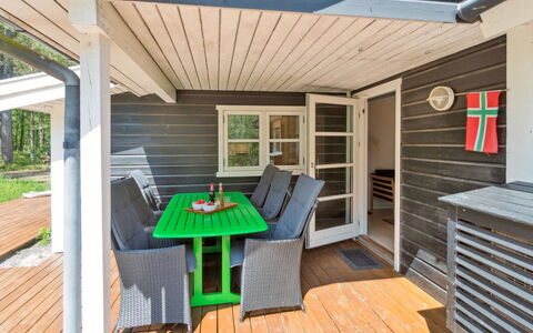 Signe - 850M from the Sea: Home, Cottage, Siding, Hardwood, Shade, Plank, Design, Estate, Porch, Deck