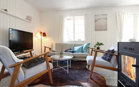 Ronja - 300M from the Sea: Furniture, Flooring, Interior Design, Floor, Wood Flooring, Wood, Living Room, Couch, Room, Home