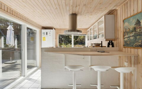 Minka - 1.5Km from the Sea: Interior Design, Flooring, Wood, Floor, Ceiling, Kitchen, Furniture, Countertop, Light Fixture, Lighting