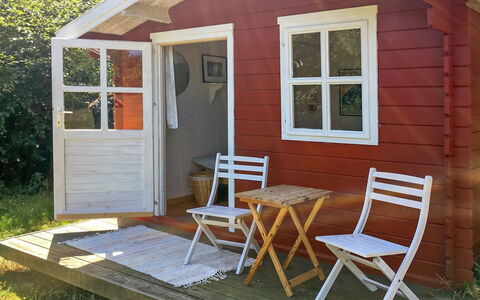 Hannele - 200M from the Sea: Roof, House, Land Lot, Home, Cottage, Estate, Garden Buildings, Shade, Log Cabin, Landscaping