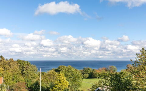 Tjelle - 300M from the Sea: Roof, Home, Door, Cottage, Shade, Siding, Yard, Estate, Backyard