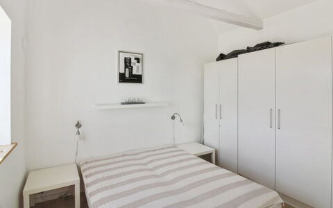 Tinne - 400M from the Sea: Furniture, Bed, Interior Design, Bedroom, Wall, Flooring, Floor, Bedding, Bed Sheet, Wood