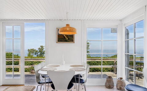 Fabine - 50M from the Sea: Furniture, Interior Design, Flooring, Floor, Chair, Table, Wood, Ceiling, Kitchen & Dining Room Table, Dining Room