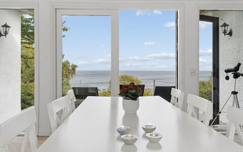 Ensio - 150M from the Sea: Furniture, Interior Design, Table, Wood, Flooring, Floor, Chair, Kitchen & Dining Room Table, Ceiling, Dining Room