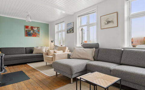 Alea - 200M from the Sea: Furniture, Wall, Flooring, Wood, Couch, Interior Design, Floor, Living Room, Apartment, Home