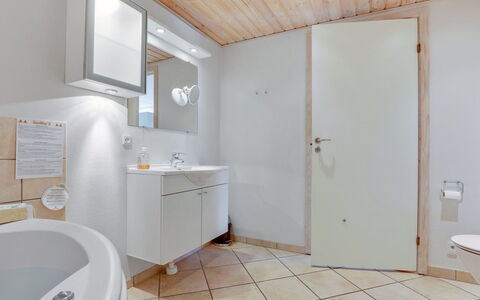 Halldora - 10M from the Sea: Flooring, Plumbing Fixture, Interior Design, Bathroom, Floor, Wood, Ceiling, Sink, Bathroom Sink, Tap