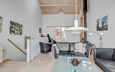 Halldora - 10M from the Sea: Interior Design, Wall, Flooring, Wood, Ceiling, Furniture, Floor, Home, Living Room, Couch