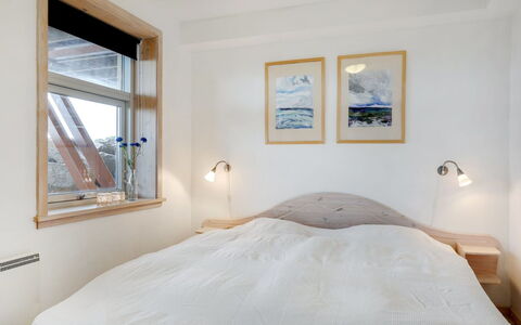 Otis - 10M from the Sea: Bed, Bedroom, Interior Design, Wall, Bed Sheet, Bedding, Floor, Wood, Ceiling, Furniture