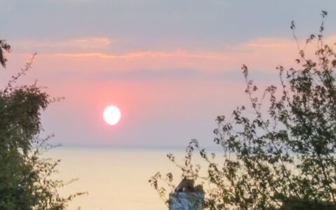 Dagmar - 300M from the Sea: Sky, Sun, Nature, Horizon, Atmospheric Phenomenon, Sunset, Dusk, Afterglow, Orange