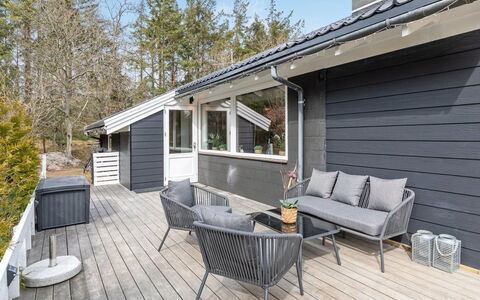 Margarethe - 250M from the Sea: Wood, Home, Deck, Siding, Porch, Shade, Hardwood, Plank, Cottage, Outdoor Furniture
