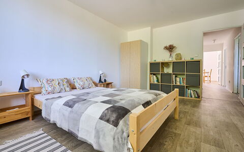 Harrachov 582: Furniture, Property, Comfort, Building, Wood, Lighting, Bed Frame, Table, Interior Design, Pillow