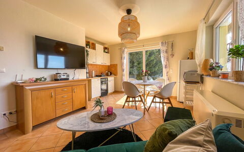 Konrad: Furniture, Property, Cabinetry, Plant, Houseplant, Window, Couch, Wood, Lighting, Interior Design
