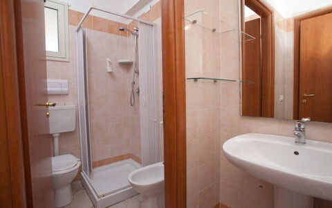 Baraka Apartments: Brown, Mirror, Sink, Property, Photograph, Plumbing Fixture, White, Bathroom, Tap, Blue