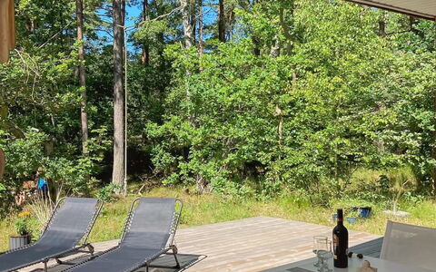 Meret - 800M from the Sea: Furniture, Wood, Outdoor Furniture, Chair, Plant Community, Shade, Garden, Outdoor Table, Backyard, Hardwood