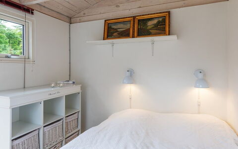 Anemette - 100M from the Sea: Interior Design, Wall, Furniture, Ceiling, Bedroom, Wood, Light Fixture, Bed, Floor, Flooring