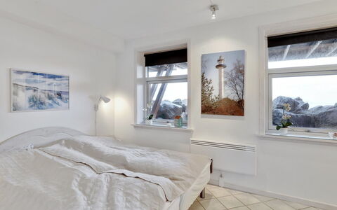 Armela - 10M from the Sea: Bedroom, Bed, Interior Design, Ceiling, Floor, Bed Sheet, Bedding, Flooring, Apartment, Bed Frame