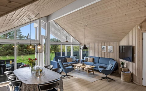 Federica - 500M from the Sea: Wood, Ceiling, Home, Cottage, Chair, Hardwood, Kitchen & Dining Room Table, Living Room, Wood Flooring, Plank