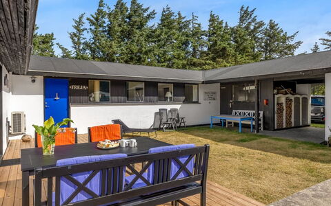 Matilda - 375M from the Sea: Roof, Home, Shade, Cottage, Yard, Garden, Backyard, Design, Landscaping, Courtyard