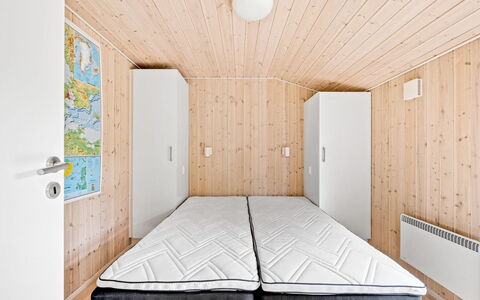 Into - 400M from the Sea: Wood, Flooring, Floor, Bedroom, Interior Design, Ceiling, Room, Bed, Bedding, Wood Stain