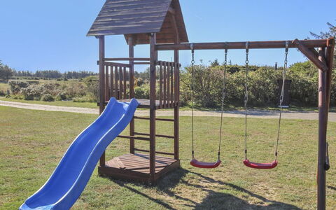 Lothen - 500M from the Sea: Outdoor Play Equipment, Playground Slide, Public Space, Chute, Playground, Garden, Lawn, Swing, Shade, Yard