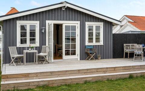 Sofine - 250M from the Sea: Wood, Door, Cottage, Siding, Plank, Hardwood, Deck, Porch, Garden Buildings, Shed