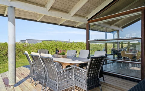 Danica - 175M from the Sea: Home, Roof, House, Door, Cottage, Shade, Garden, Groundcover, Porch, Yard