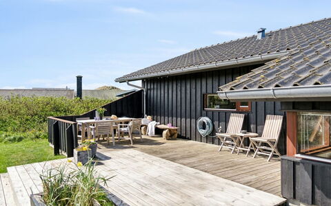 Danica - 175M from the Sea: Home, Roof, House, Door, Cottage, Shade, Garden, Groundcover, Porch, Yard