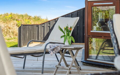 Danica - 175M from the Sea: Home, Roof, House, Door, Cottage, Shade, Garden, Groundcover, Porch, Yard