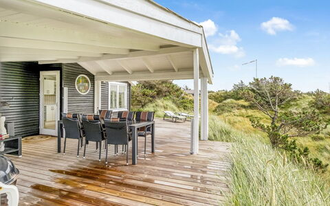 Stina - 250M from the Sea: Roof, Home, Door, Cottage, Shade, Siding, Yard, Estate, Backyard