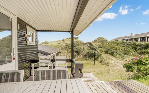 Stina - 250M from the Sea: Roof, Home, Door, Cottage, Shade, Siding, Yard, Estate, Backyard
