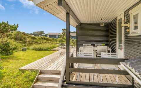 Stina - 250M from the Sea: Roof, Home, Door, Cottage, Shade, Siding, Yard, Estate, Backyard