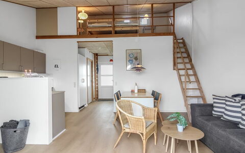 Salka - 150M from the Sea: Interior Design, Flooring, Furniture, Wood, Floor, Ceiling, Room, Apartment, Wood Flooring, Living Room