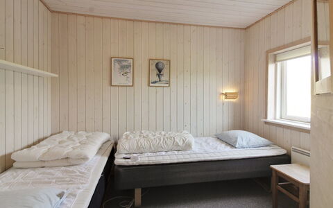 Åmunde - 150M from the Sea: Bed, Wood, Bedroom, Floor, Bed Sheet, Flooring, Interior Design, Bedding, Furniture, Ceiling