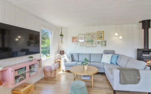 Herma - 300M from the Sea: Flooring, Interior Design, Wood, Couch, Furniture, Floor, Living Room, Ceiling, Room