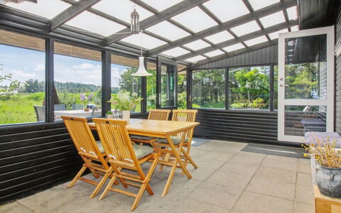 Herma - 300M from the Sea: Wood, Furniture, Interior Design, Ceiling, Flooring, Floor, Glass, Porch, Chair, Shade