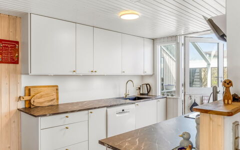 Doritea - 50M from the Sea: Wood, Flooring, Kitchen, Countertop, Major Appliance, Kitchen Appliance, Interior Design, Ceiling, Cabinetry, Floor