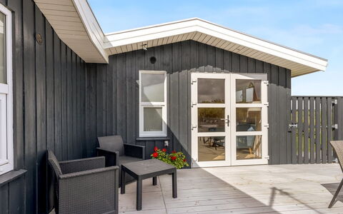 Cvetan - 200M from the Sea: Cottage, Garden, Siding, Garden Buildings, Shade, Yard, Backyard, Lawn, Farmhouse, Landscaping