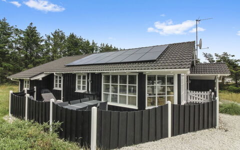 Jens - 425M from the Sea: Roof, Home, Door, Cottage, Shade, Siding, Yard, Estate, Backyard