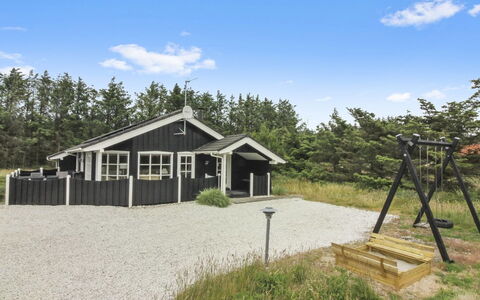 Jens - 425M from the Sea: Roof, Home, Door, Cottage, Shade, Siding, Yard, Estate, Backyard