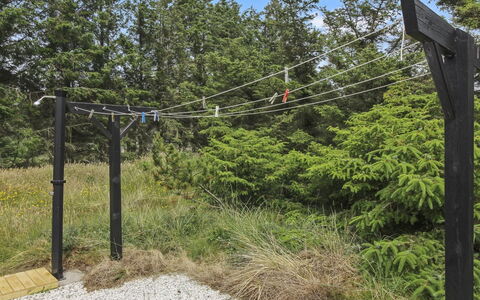 Jens - 425M from the Sea: Roof, Home, Door, Cottage, Shade, Siding, Yard, Estate, Backyard