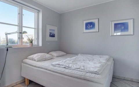 Nantje - 125M from the Sea: Bedroom, Bed, Floor, Bedding, Bed Sheet, Flooring, Linens, Ceiling, Bed Frame, Room