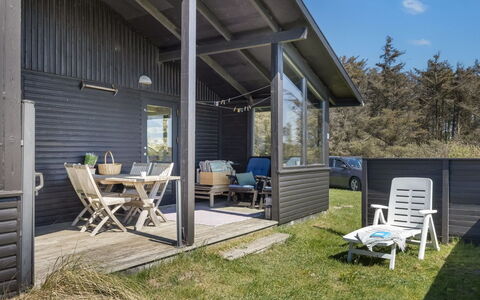 Amarah - 325M from the Sea: Siding, Cottage, Door, Home, Porch, Shade, Garden Buildings, Deck, Yard, Hardwood