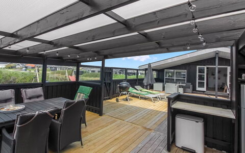 Bertil - 400M from the Sea: Wood, Flooring, Floor, Furniture, Hardwood, Wood Flooring, Wood Stain, Deck, Shade, Plank
