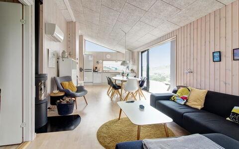 Mikkel - 300M from the Sea: Wood, Flooring, Ceiling, Living Room, Room, Wood Flooring, Hardwood, Home Appliance, Wood Stain
