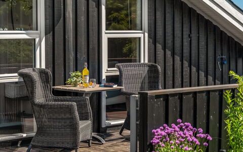 Sina - 300M from the Sea: House, Home, Door, Roof, Cottage, Estate, Garden, Shade, Siding, Yard
