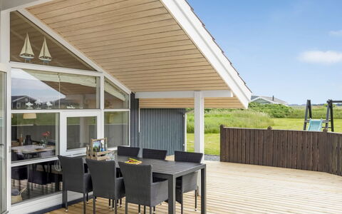 Kiran - 200M from the Sea: Wood, Home, Architecture, Porch, Roof, Hardwood, Plank, Deck, Shade, Door