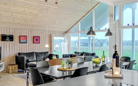 Mattis - 650M from the Sea: Ceiling, Interior Design, Home, Furniture, Light Fixture, Kitchen & Dining Room Table, Chair, Cottage, Living Room, Shade